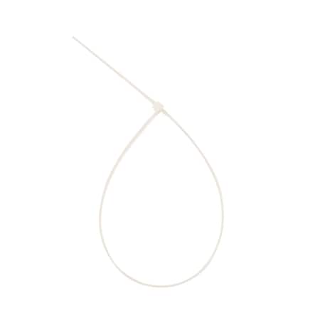 South Main Hardware Cable Tie, 14 in L, 4.1 in Max Bundle Dia., Natural, Nylon, 40 lb Strength, 500 PK 200110